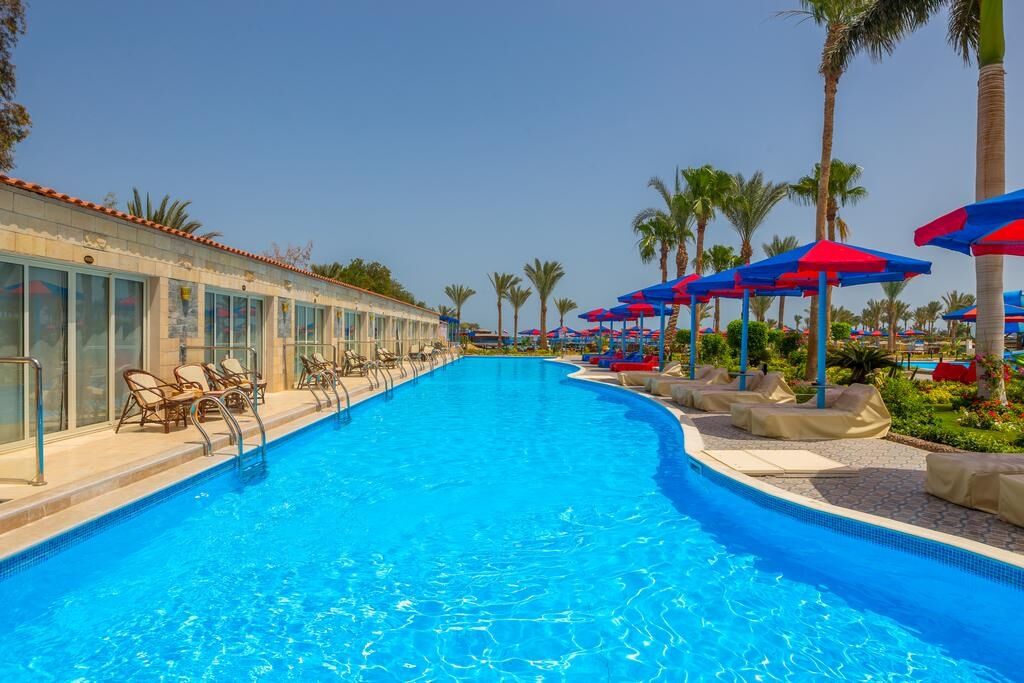 Hawaii Palm Resort & Aqua Park Hurghada Exterior foto